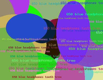 650 BLUE HEADPHONES TOOTH TREO